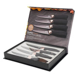Taylor's Eye Witness Brooklyn 4 Piece Steak Knife Set - Copper