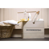 Living Nostalgia Housekeeping Tin - Cream - Potters Cookshop