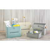 Living Nostalgia Housekeeping Tin - Cream - Potters Cookshop