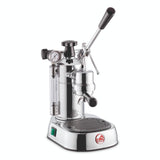 La Pavoni Professional Lusso Manual Espresso Coffee Machine Black Handle With Cilindro Prosumer Coffee Grinder Set