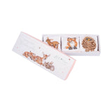 Wrendale Designs Little Wren Little Forest Woodland Animal Bamboo Baby Socks - 6-12 Months