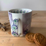 Alex Clark Mug - Cat & Agapanthus - Potters Cookshop