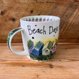 Alex Clark 400ml Mug - Beach Huts