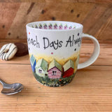 Alex Clark 400ml Mug - Beach Huts