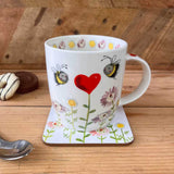 Alex Clark 400ml Mug - Bees & Heart