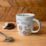 Alex Clark 400ml Mug - Bees & Flowers