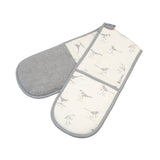 Mary Berry English Garden 100% Cotton Double Oven Gloves - Birds