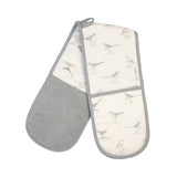 Mary Berry English Garden 100% Cotton Double Oven Gloves - Birds