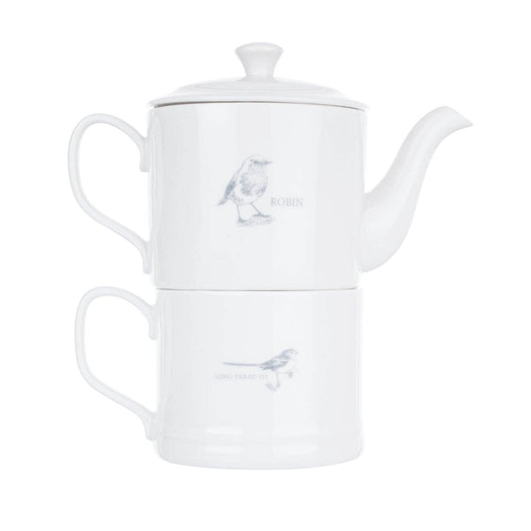 Mary Berry English Garden 'Tea For One' Teapot Set - Birds - Potters Cookshop
