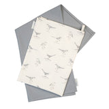 Mary Berry English Garden 100% Cotton 2 Piece Tea Towel Set - Birds