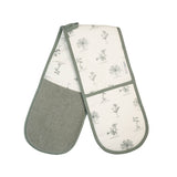 Mary Berry English Garden 100% Cotton Double Oven Gloves - Flowers