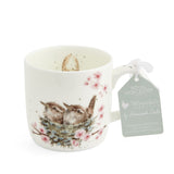 Wrendale Designs by Hannah Dale Fine China Mug - Feather Your Nest