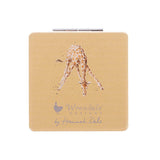 Wrendale Designs by Hannah Dale Compact Mirror - Flowers Giraffe
