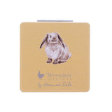 Wrendale Designs by Hannah Dale Compact Mirror - Earisistible Rabbit