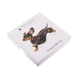Wrendale Designs by Hannah Dale Compact Mirror - That Friday Feeling Dachshund