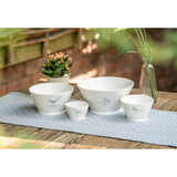 Mary Berry English Garden Medium Serving Bowl - Pied Wagtail - Potters Cookshop