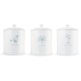 Mary Berry English Garden 3 Piece Canister Set - Flowers - Potters Cookshop