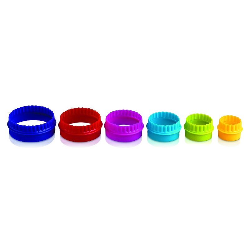 Zeal Round 6 Piece Cookie Cutter Set