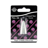 Jem No 26 Icing Nozzle - Closed Star - Potters Cookshop