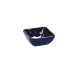 Rose & Tulipani Concerto Cobalto Indigo Blue Square Tiny Bowl - 8cm