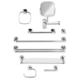 Robert Welch Burford Collection 4 Piece Bathroom Set - Polished Steel - Potters Cookshop