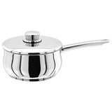 Stellar 1000 S104 Stainless Steel Saucepan With Lid - 14cm