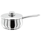 Stellar 1000 S107 Stainless Steel Saucepan With Lid - 20cm