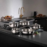 Stellar 1000 5-Piece Stainless Steel Saucepan Set