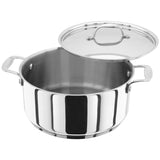 Stellar 7000 Stainless Steel Casserole - 24cm
