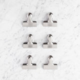 Taylor's Eye Witness 6 Piece Small Bag Clip Set - Stainless Steel