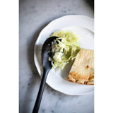 Robert Welch Signature Large Nylon Non-Stick Slotted Spoon - Black - Potters Cookshop