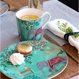 Sara Miller London India Set Of 4 Cake Plates - Assorted