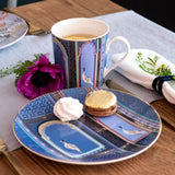 Sara Miller London India Set Of 4 Cake Plates - Assorted