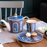 Sara Miller London India Set Of 4 Cake Plates - Assorted