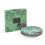 Sara Miller London India Set Of 4 Cake Plates - Assorted