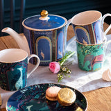 Sara Miller London India 4 Cup Teapot - Lattice Windows