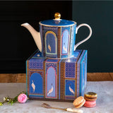 Sara Miller London India 4 Cup Teapot - Lattice Windows