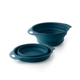 Taylor's Eye Witness 20cm Collapsible Colander - Chatsworth Blue