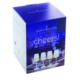 Dartington Cheers! 4 Piece White Wine Glass Set - Potters Cookshop