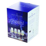 Dartington Cheers! 4 Piece White Wine Glass Set - Potters Cookshop