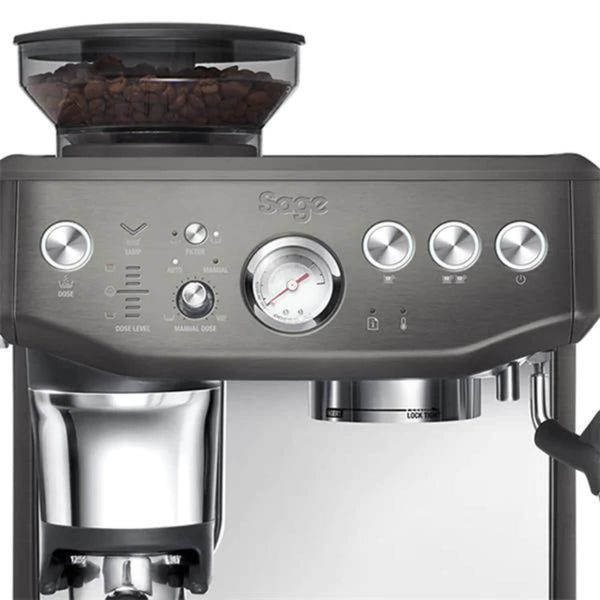 Sage Appliances SES876BTR Barista Express Impress Bean-to-Cup Espresso Coffee Machine - Black Truffle