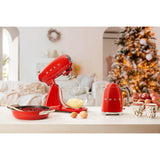 Smeg Jug Kettle & 2 Slice Toaster Set - Red