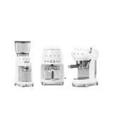 Smeg 50's Style Retro ECF02 Espresso Coffee Machine - White