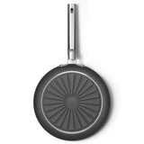 Smeg Cookware 2 Piece Non-Stick Frying Pan Set - Black