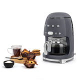 Smeg 50's Style Retro DCF02 Drip Filter Coffee Machine - Slate Grey