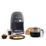 Smeg 50's Style Retro DCF02 Drip Filter Coffee Machine - Slate Grey