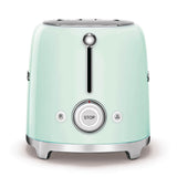 Smeg 50's Style Retro TSF01 2 Slice Toaster - Pastel Green