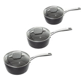 Stellar Rocktanium Non Stick 3 Piece Saucepan Set