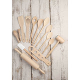 T&G Woodware Beech Metal Meat Hammer