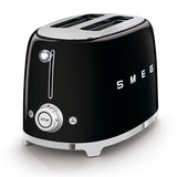 Smeg Jug Kettle & 2 Slice Toaster Set - Black